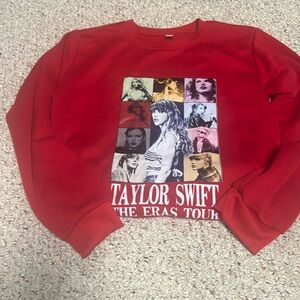 Taylor Swift Red Eras Tour Sweatshirt EUC